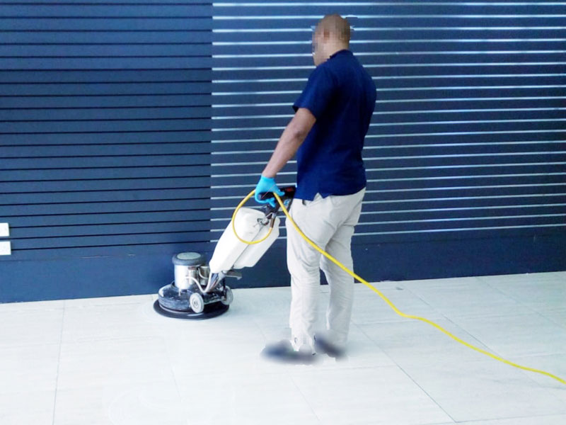 commercial floor cleaning